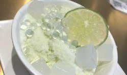 晚上吃蜜瓜甜品