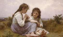 吃瓜女孩画油画,捕捉日常生活的艺术瞬间